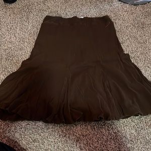 Medium length flowy skirt